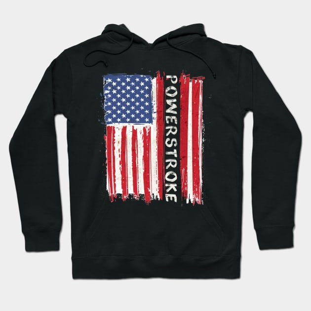 Powerstroke diesel engine truck Power Stroke 7.3L Hoodie by JayD World